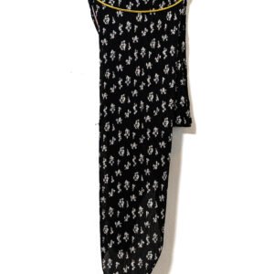 FLORAL PLEATED SCARF 90CM X 90CM (2 MUH)