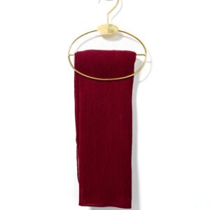 PLEATED PLAIN SHAWL 180 X 70