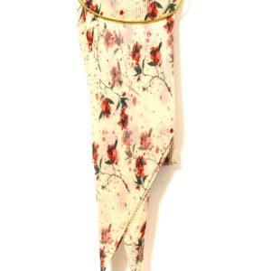 FLORAL PLEATED SCARF 90CM X 90CM (2 MUH)