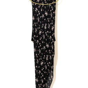 FLORAL PLEATED SCARF 90CM X 90CM (2 MUH)