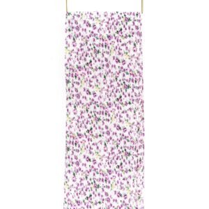 pleated floral shawl